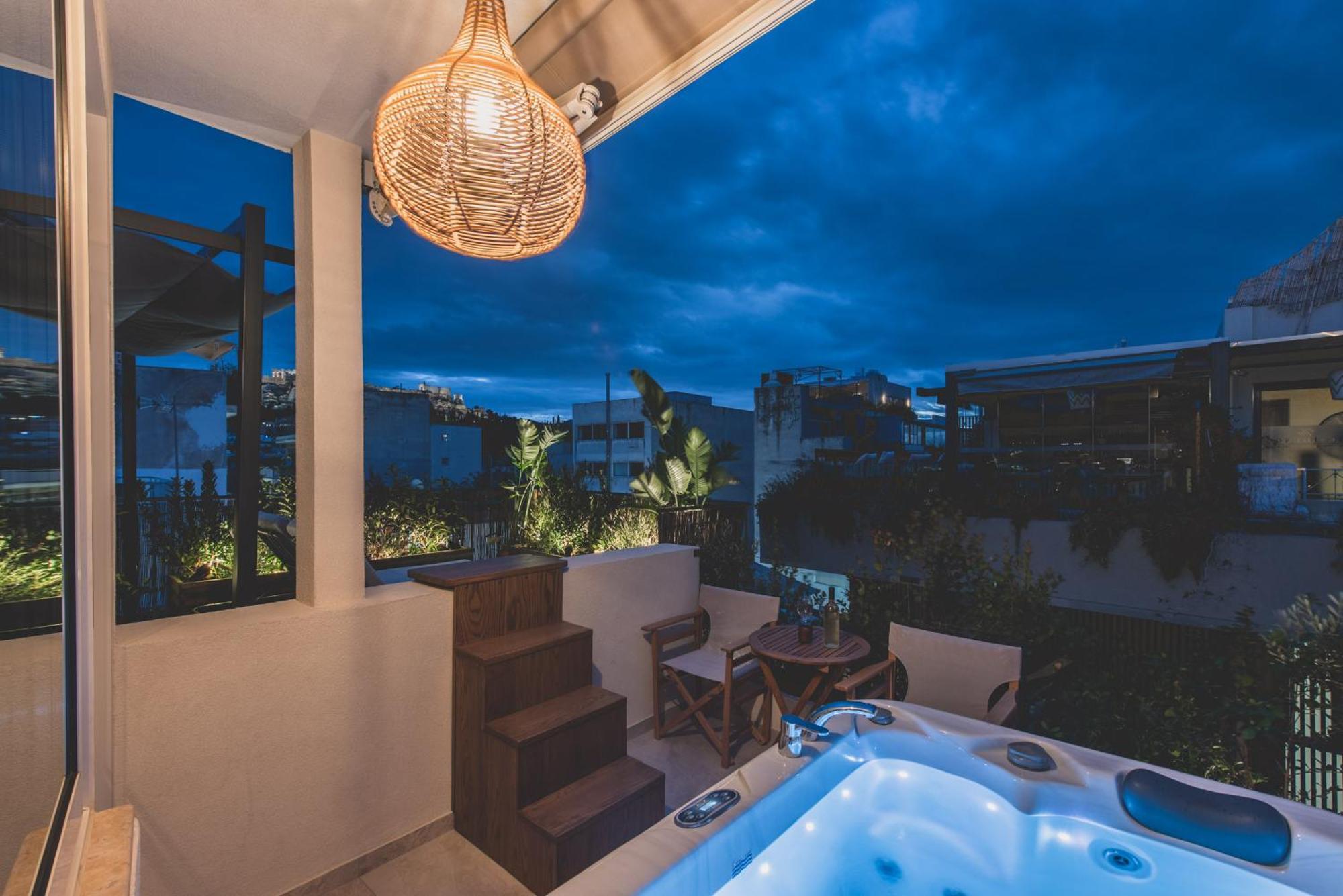 Living Stone Condo Hotel Athena Bagian luar foto